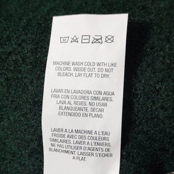 JustFab Ladies Size Large Dark Green Open Long Cardigan / Duster - Picture 6 of 8